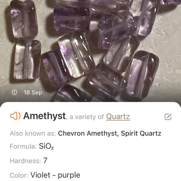 Rustic Amethyst Tumbled Stone Necklace, Genuine Gemstone + Copper Chain - Picture 14 of 15